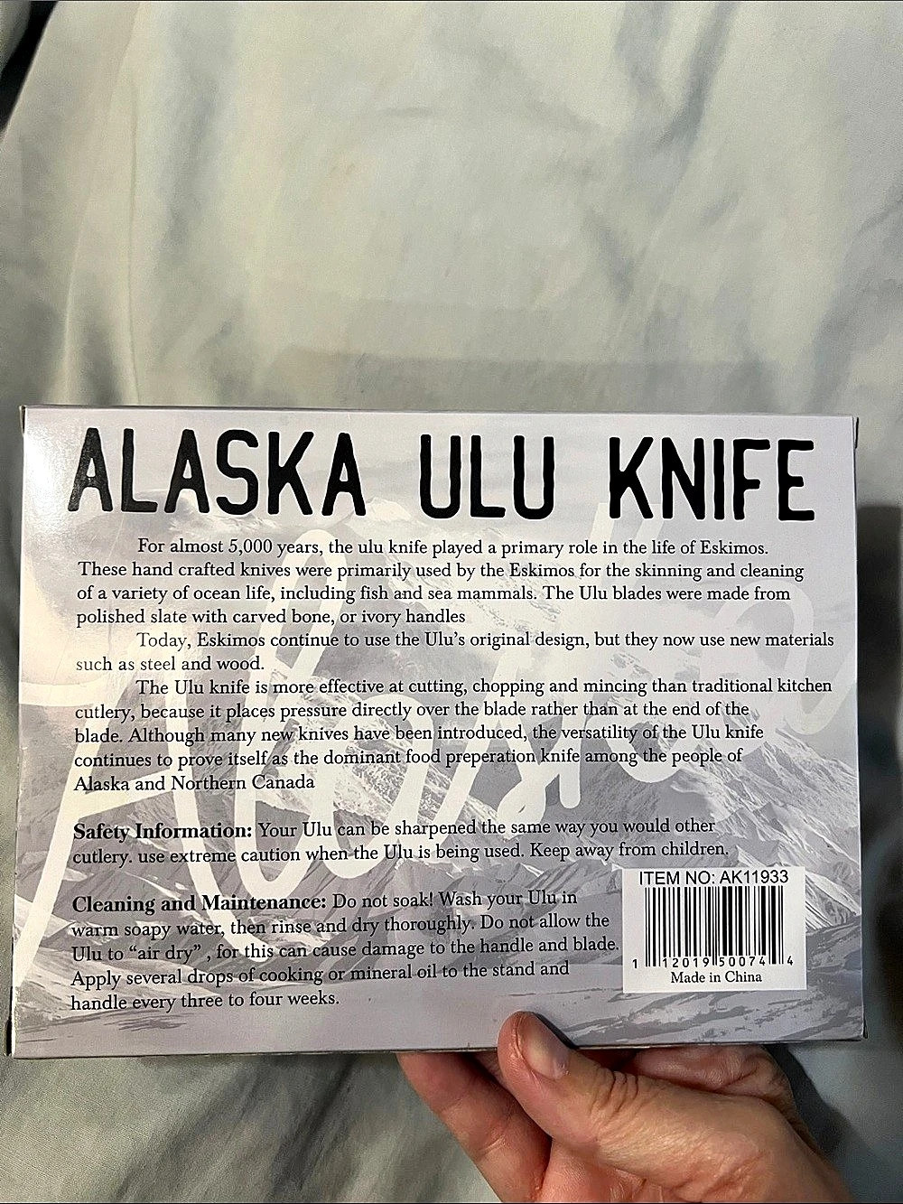 Alaska Ulu Knife Stainless Steel NWT - Picture 2 of 2